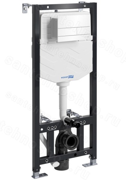 Инсталляция для унитаза WasserKraft Aller 10TLT.010.ME.WH04 с кнопкой