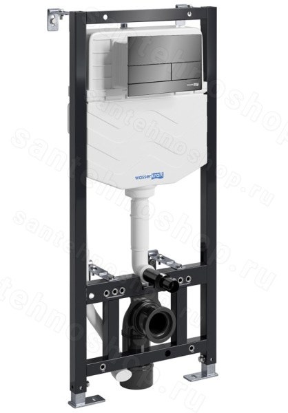 Инсталляция для унитаза WasserKraft Aller 10TLT.010.ME.PB04 с кнопкой