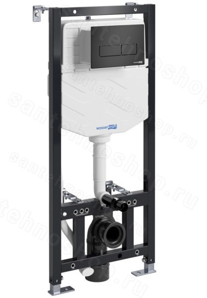 Инсталляция для унитаза WasserKraft Aller 10TLT.010.ME.MB03 с кнопкой