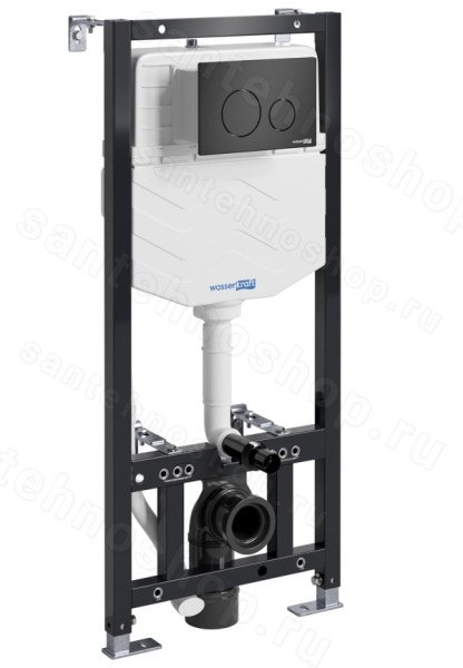 Инсталляция для унитаза WasserKraft Aller 10TLT.010.ME.MB02 с кнопкой