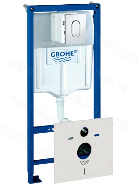 Инсталляция для унитаза Grohe Rapid SL 38929000 с кнопкой с кнопкой