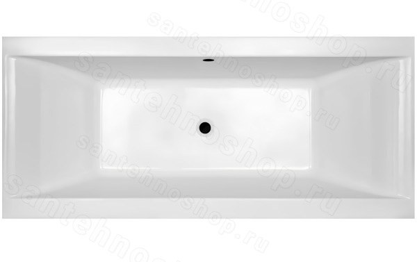 Акриловая ванна C-Bath Poseidon 180x80 CBQ008002, прямоугольная