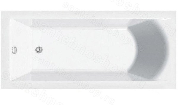 Акриловая ванна C-Bath Selena 160x70 CBQ007002, прямоугольная