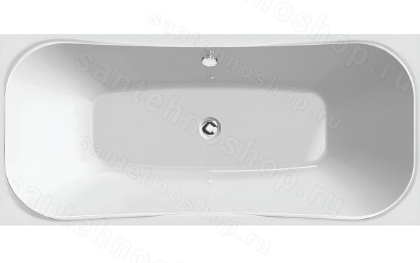 Акриловая ванна C-Bath Kronos 180x80 CBQ013001, прямоугольная
