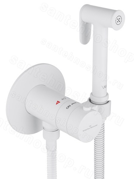 Гигиенический душ со смесителем Wonzon&Woghand WW-88829909-MW белая матовая