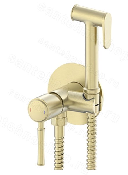 Гигиенический душ со смесителем Wonzon&amp;Woghand Tor WW-88829073-BG брашированное золото