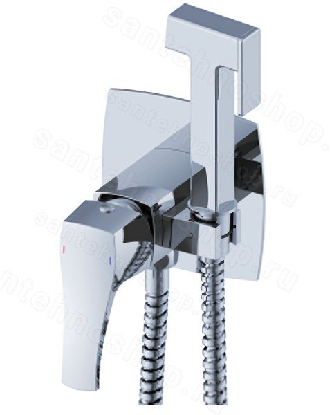 Гигиенический душ со смесителем Wonzon&Woghand Flex WW-88829072-CR хром