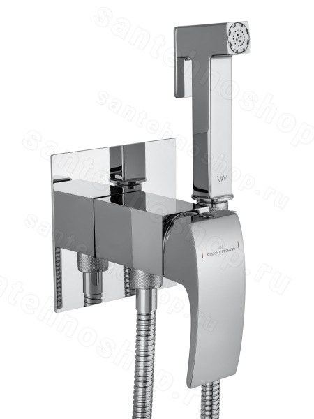 Гигиенический душ со смесителем Wonzon&Woghand Fit WW-88829009-CR хром