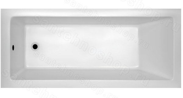 Акриловая ванна C-Bath Semela 180x80 CBQ014002, прямоугольная