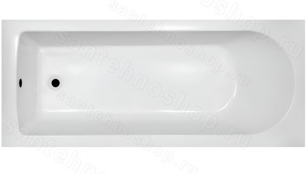 Акриловая ванна C-Bath Geba 180x75 CBQ009002, прямоугольная