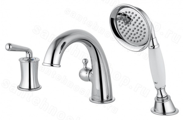 Смеситель на борт ванны Wonzon&Woghand Steam WW-88659008-CR, хром