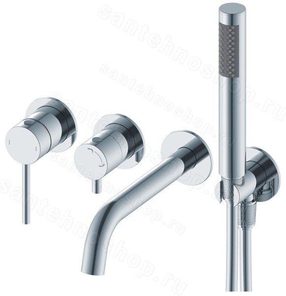 Встраиваемый смеситель для ванны Wonzon&amp;Woghand Stick WW-889017-CR, хром