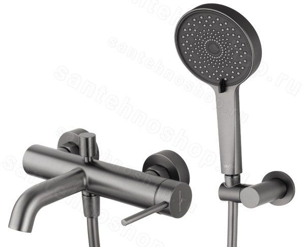 Смеситель для ванны Wonzon&amp;Woghand Stick WW-88639017-BGM, темный графит