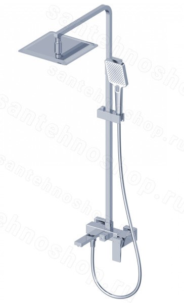 Душевая система Wonzon&Woghand Cube 2.0 WW-88047068-CR