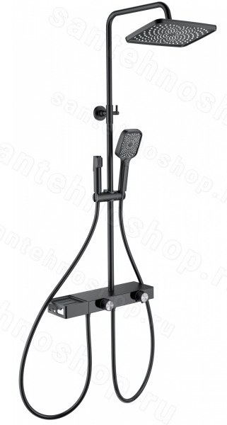 Душевая система Wonzon&Woghand Shelf WW-B4161-MB