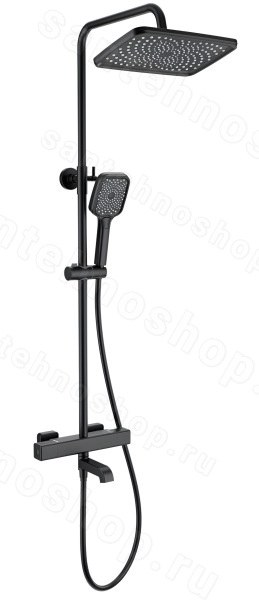 Душевая система Wonzon&Woghand Stay 2 WW-B3016-T1-MB