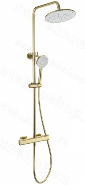 Душевая система Wonzon&Woghand Stay 1 WW-B3051-A-BG, брашированное золото