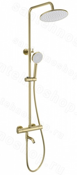 Душевая система Wonzon&Woghand Inn 4 WW-B3047-A1-BG, брашированное золото