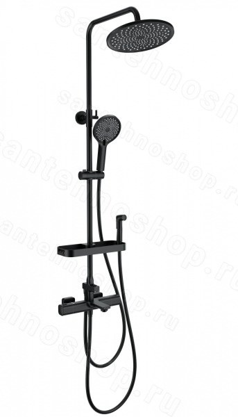 Душевая система Wonzon&Woghand Solid WW-C3011-A1-MB