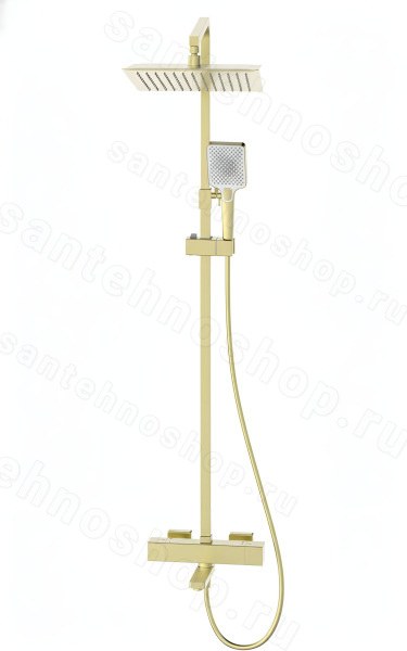 Душевая система Wonzon&amp;Woghand WW-88739901-BG, брашированное золото