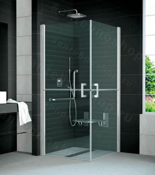Душевой уголок SanSwiss SLM4L08005053-SLM4R08005053