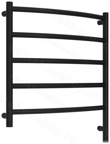 Полотенцесушитель электрический Сунержа Галант 3.1 R 60x60, черный матовый