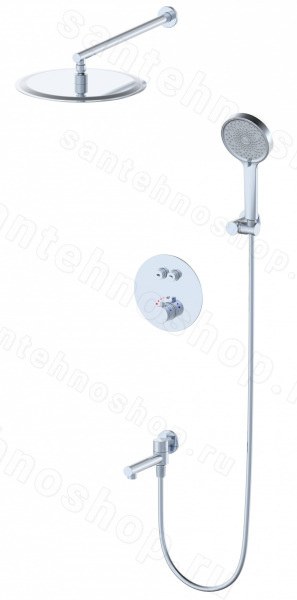 Встраиваемая душевая система Wonzon&Woghand Stick WW-88929010-CR