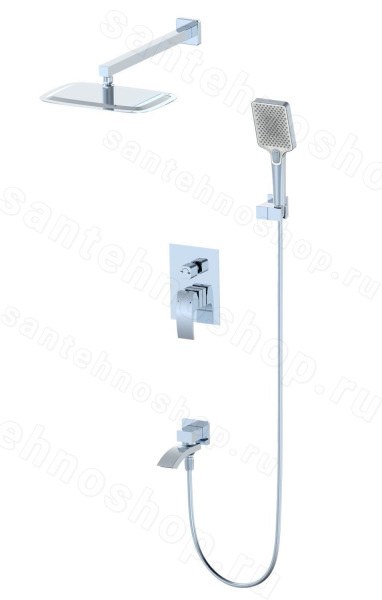 Встраиваемая душевая система Wonzon&amp;Woghand Fit WW-88939009A-CR