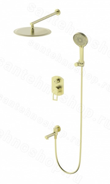 Встраиваемая душевая система Wonzon&Woghand Frame WW-88939010-BG