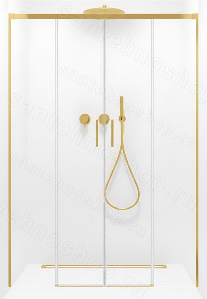 Душевая дверь Radaway Idea Gold DWD 190, профиль золото, профиль золото
