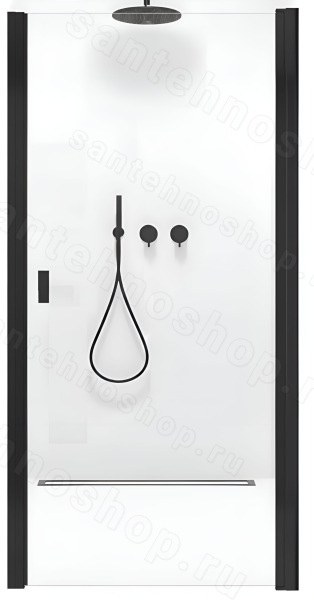 Душевая дверь Radaway Nes Black DWJ I 100 R, профиль черный, профиль черный