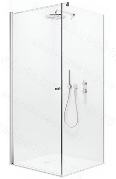 Душевой уголок Radaway Eos KDJ 80x80 L, профиль хром, профиль хром
