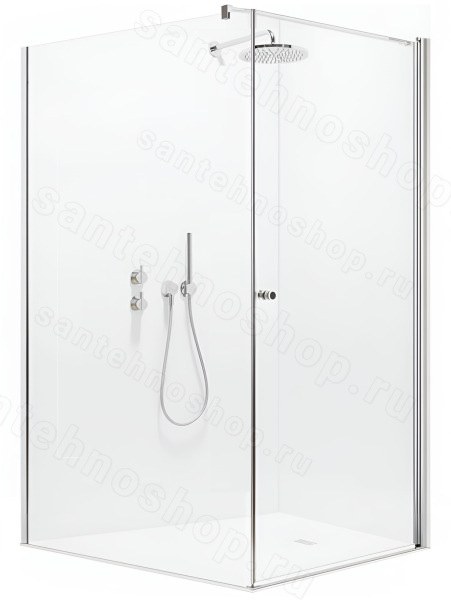 Душевой уголок Radaway Eos KDJ 80x100 R, профиль хром, профиль хром