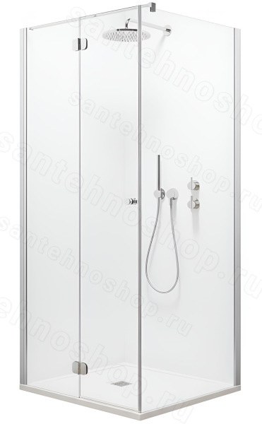 Душевой уголок Radaway Eos KDJ-B 80x100 L, профиль хром, профиль хром