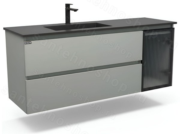 Тумба с раковиной Orans BC-2055-1200L-2GC подвесная подвесная