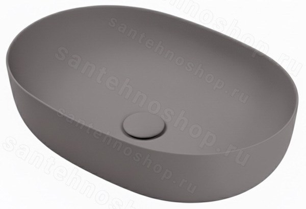 Накладная раковина Kerasan Nolita 534389 60x40, Ferro Matt 60x40, Ferro Matt
