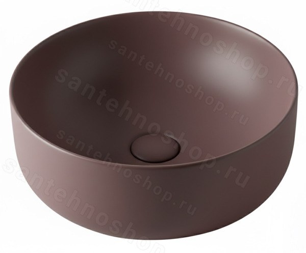 Накладная раковина Kerasan Nolita 534475 40x40, Borgogna matt 40x40, Borgogna matt