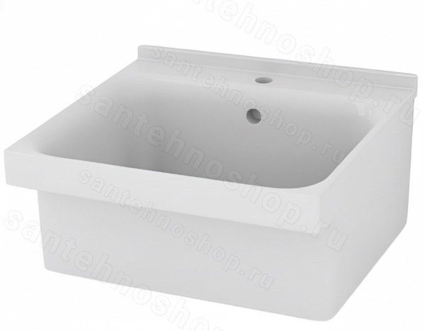 Раковина для постирочной Kerasan Aquadom 029401*1 60x60, белая , белая
