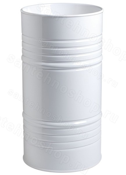 Напольная раковина Kerasan Artwork Barrel 4742K01 45x45, белая 45x45, белая