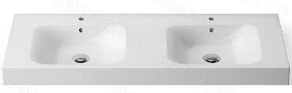 Раковина Kerasan Cento 353601*1 140x45, белая 140x45, белая