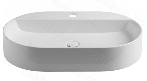 Накладная раковина Kerasan Ciotola 028501*1 65x40, белая 65x40, белая