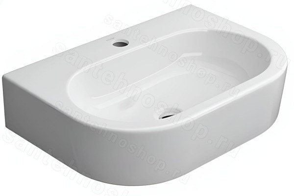 Раковина Kerasan Flo 314201*1 60x42, белая 60x42, белая