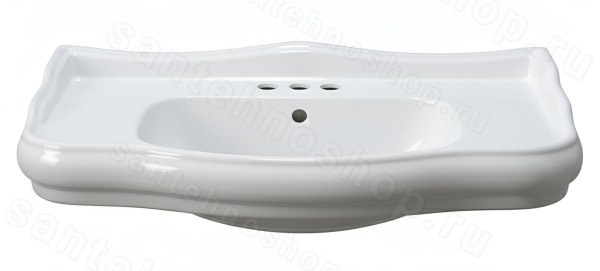 Раковина Kerasan Retro 105001*3 100x54, белая 100x54, белая