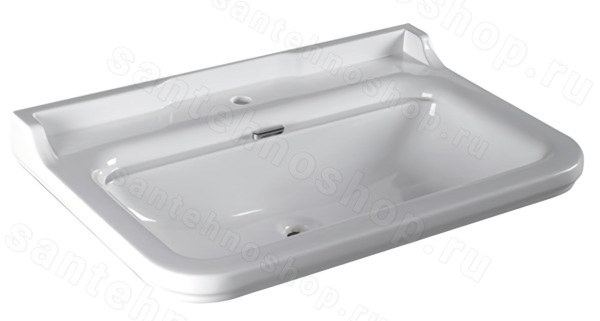 Раковина Kerasan Waldorf 4141K1bi/cr*1 80x55, белая 80x55, белая