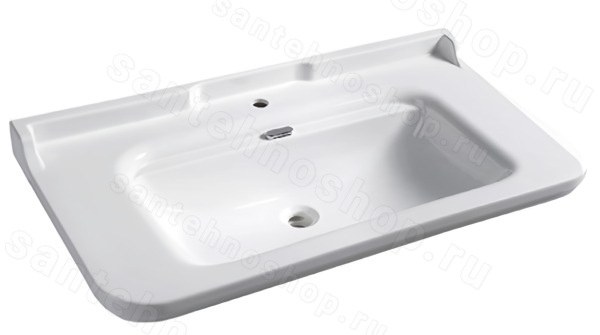 Раковина Kerasan Waldorf 4144K1bi/cr*1 120x55, белая 120x55, белая