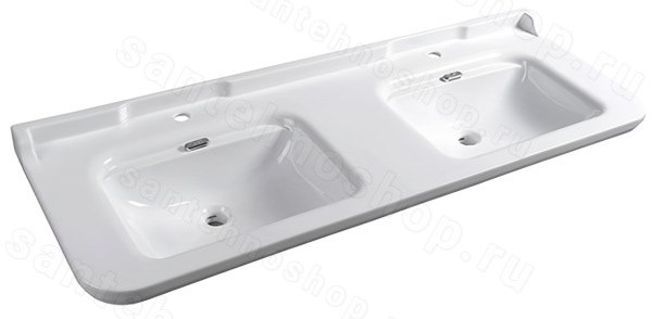 Раковина Kerasan Waldorf 4143K1bi/cr*1 150x55, белая 150x55, белая