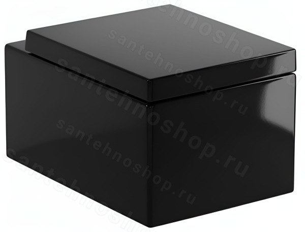 Подвесной унитаз Simas Frozen FZ18nero, черный, черный
