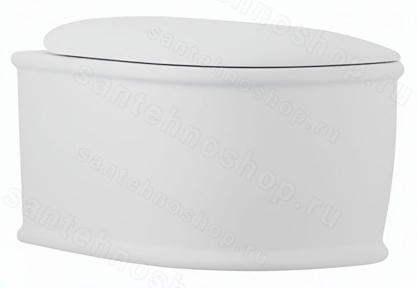 Подвесной унитаз Artceram Atelier ATV001 05 00, белый матовый, белый матовый