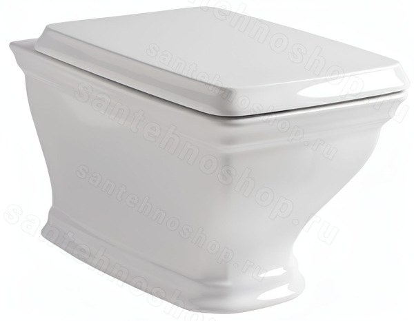 Подвесной унитаз Artceram Civitas CIV001 01 00, белый, белый