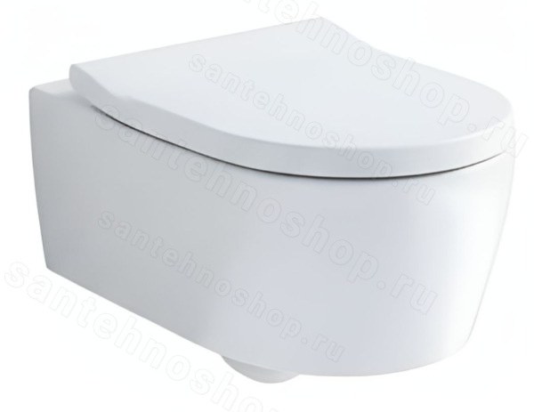 Подвесной унитаз Villeroy&Boch Avento 5656RS01 безободковый, с сиденьем
